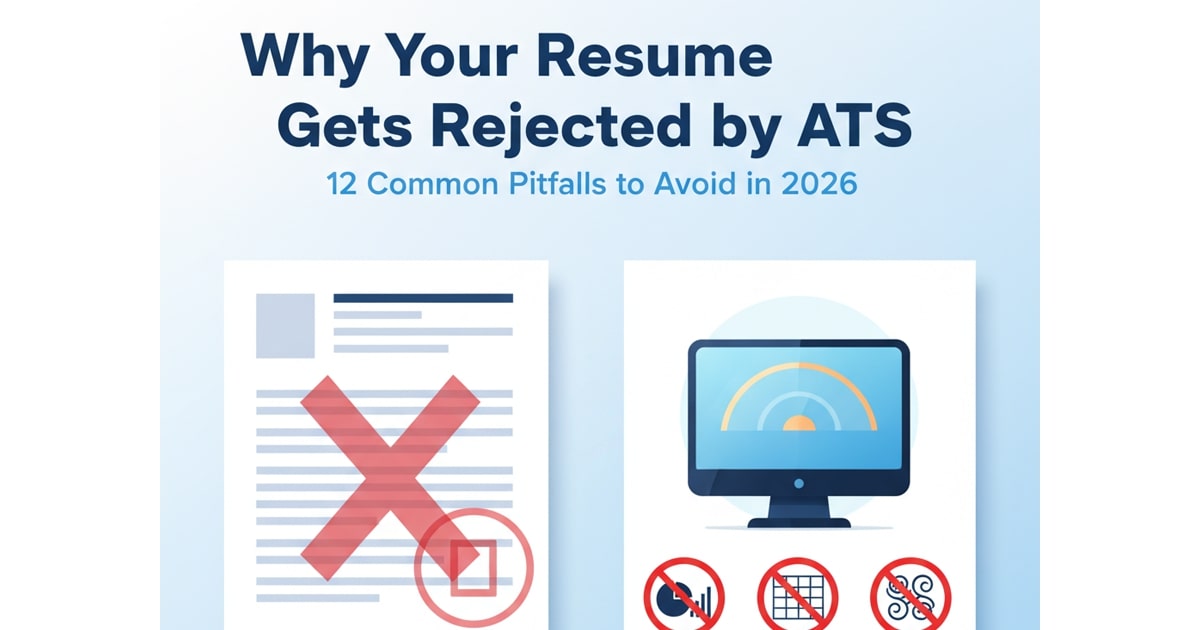 Why Your Resume Gets Rejected By Ats Common Pitfalls 2026