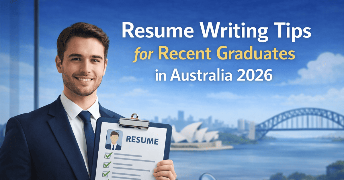 Resume writing tips for recent graduates in Australia 2026