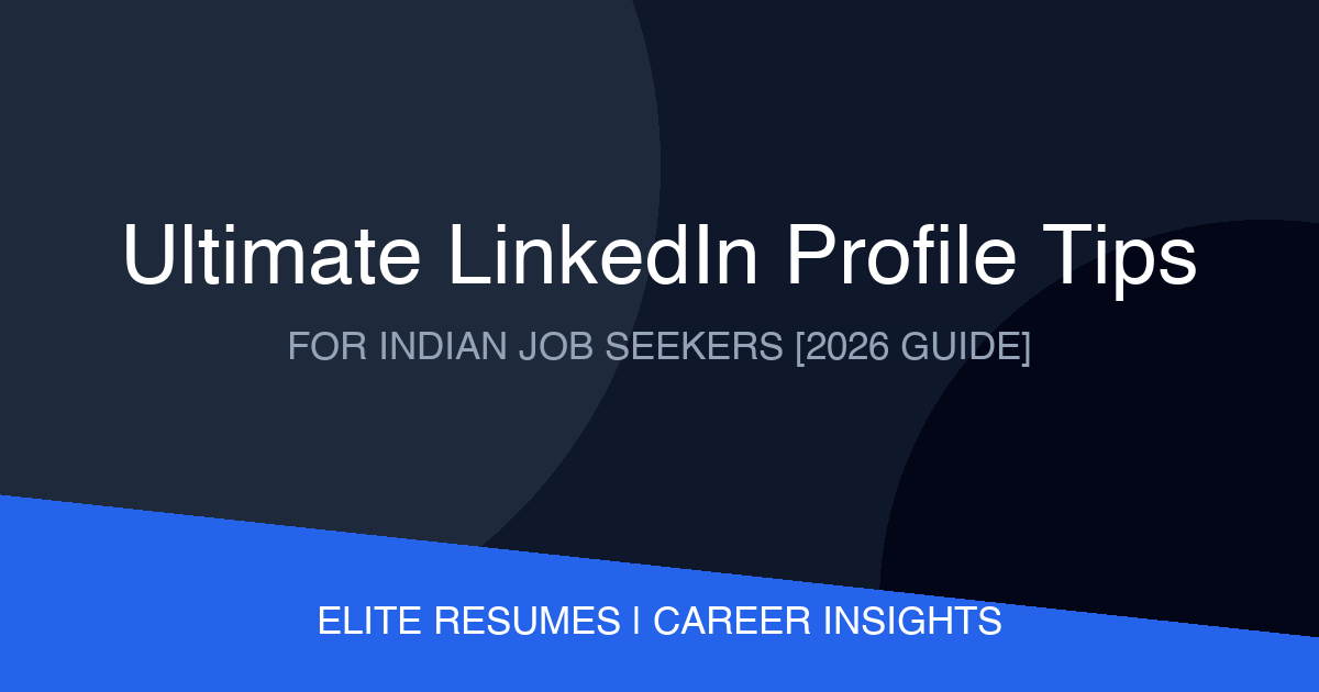 Indian professional updating their LinkedIn profile for better career opportunities
