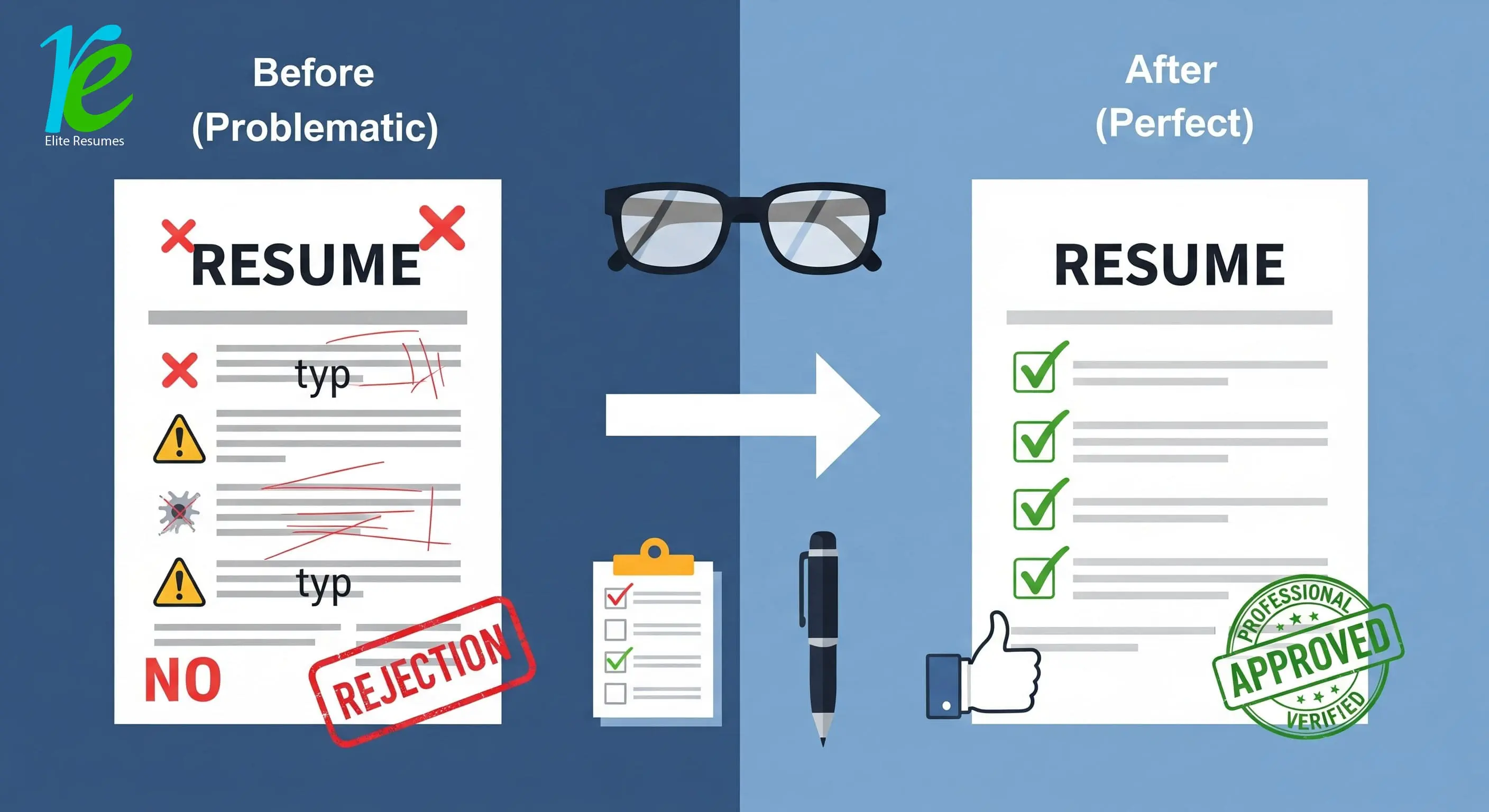 Resume proofreading and error checking techniques