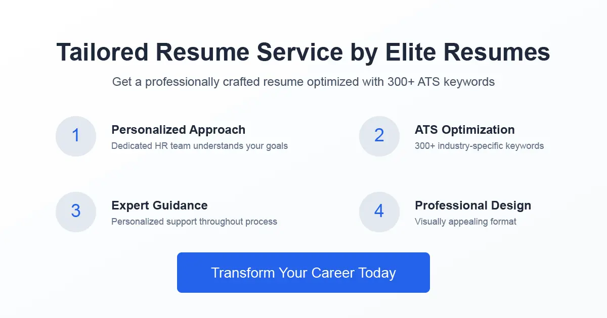 Tailored Resume Service