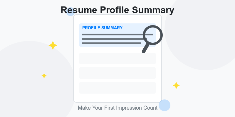 Resume Profile Summary Guide